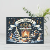 Cartes Pour Fêtes Annuelles Joyeux Jolabokaflod (Debout devant)