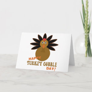 Cartes Pour Fêtes Annuelles Joyeux Jour de la grogne turque Thanksgiving