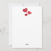Cartes Pour Fêtes Annuelles Joyeux Jour de la Saint-Valentin (Dos)