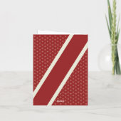 Cartes Pour Fêtes Annuelles Joyeux Jour de l'Indépendance Rouge (Dos)