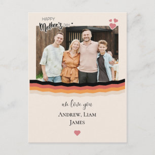 Cartes Pour Fêtes Annuelles Joyeux jour de mère nous t'aimons