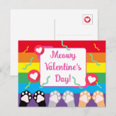 Cartes Pour Fêtes Annuelles Joyeux Jour des Valentines (Devant / Derrière)