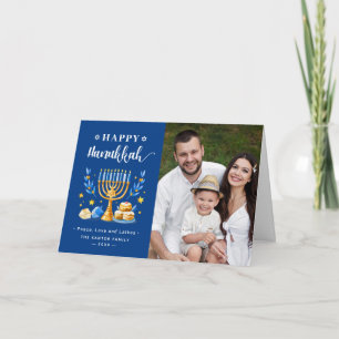 Cartes Pour Fêtes Annuelles Joyeux jour férié juif Photo de Hanukkah joyeux