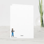 Cartes Pour Fêtes Annuelles Joyeux Jours de Challah ! (Dos)