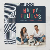 CARTES POUR FÊTES ANNUELLES JOYEUX JOURS FÉRIÉS (Devant / Derrière)