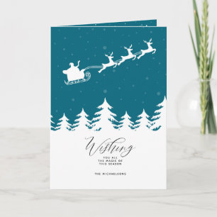 Cartes Pour Fêtes Annuelles JOYEUX JOURS FÉRIÉS   Vous Souhaitez Toute La Magi