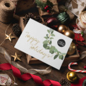 Cartes Pour Fêtes Annuelles Joyeux Jours fériés Wreath Christmas Company Logo