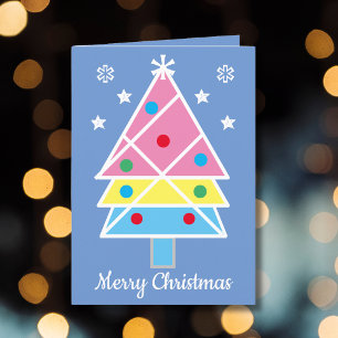 Cartes Pour Fêtes Annuelles Joyeux Joyeuses Fêtes de Noël Moderne Cool mite