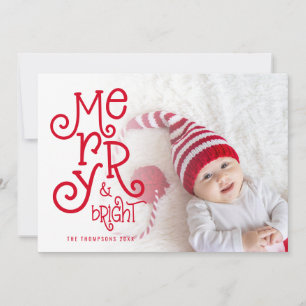 Cartes Pour Fêtes Annuelles Joyeux Joyeux Bright Photo Overlay Noël