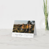 Cartes Pour Fêtes Annuelles Joyeux Joyeux Jours de Noël minimal moderne (Devant)