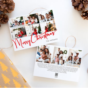 Cartes Pour Fêtes Annuelles Joyeux Joyeux Noël Année En Revue 9 Photo