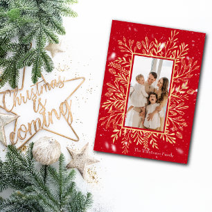 Cartes Pour Fêtes Annuelles Joyeux Joyeux Noël Personnaliser Photo