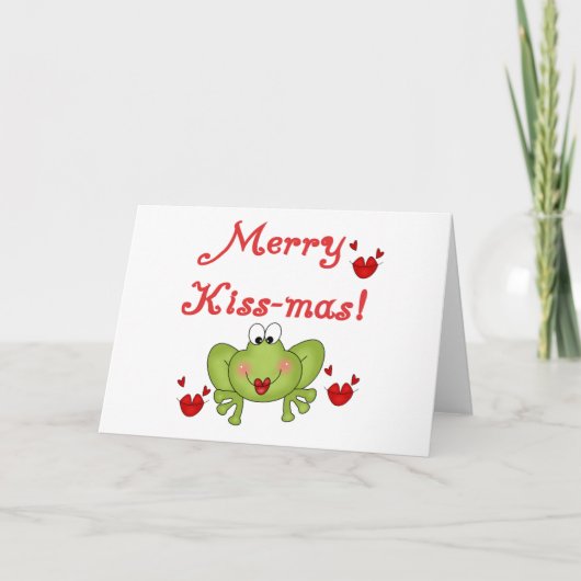 Cartes Pour Fêtes Annuelles Joyeux Kissmas (Devant)
