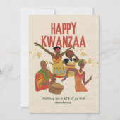 Cartes Pour Fêtes Annuelles Joyeux Kwanzaa (Devant)