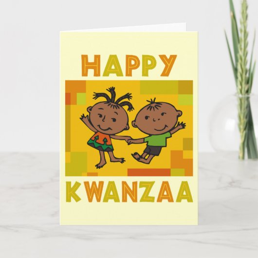 Cartes Pour Fêtes Annuelles Joyeux Kwanzaa (Devant)