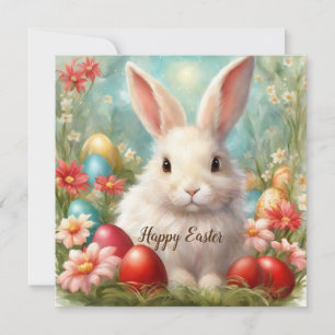 Cartes Pour Fêtes Annuelles Joyeux lapin de Pâques
