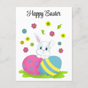 Cartes Pour Fêtes Annuelles Joyeux lapin lapin de Pâques