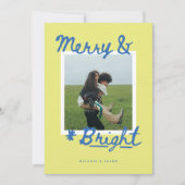 Cartes Pour Fêtes Annuelles Joyeux & Lumineux (Devant)