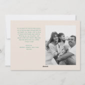 Cartes Pour Fêtes Annuelles Joyeux & Lumineux Squigame Cadre rose + Vert (Dos)