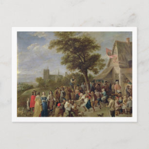 Cartes Pour Fêtes Annuelles Joyeux-Making de paysans, c.1650 (huile sur la