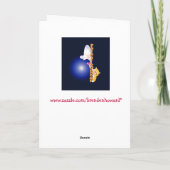 Cartes Pour Fêtes Annuelles Joyeux mari de Xmas (Dos)