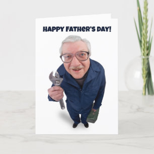 Cartes Pour Fêtes Annuelles Joyeux Merci Fête des pères Handyman Humour