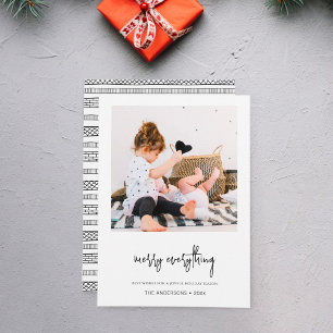 Cartes Pour Fêtes Annuelles Joyeux minimaliste Tout Noël