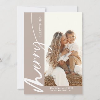 Cartes Pour Fêtes Annuelles Joyeux minimaliste tout Photo Noël