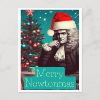 Cartes Pour Fêtes Annuelles Joyeux Newtonmas Sir Isaac Newton