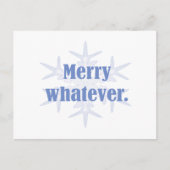 Cartes Pour Fêtes Annuelles Joyeux N'Importe Quoi ! (Devant)