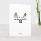Cartes Pour Fêtes Annuelles Joyeux Noё l - Chasseur inuit fragile (Dos)