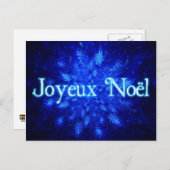 Cartes Pour Fêtes Annuelles Joyeux Noё l - Snowburst (Devant / Derrière)