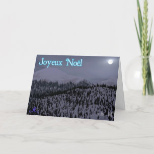Cartes Pour Fêtes Annuelles Joyeux Noёl - nuit froide en Idaho