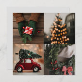 Cartes Pour Fêtes Annuelles joyeux Noël (Devant / Derrière)