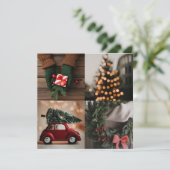 Cartes Pour Fêtes Annuelles joyeux Noël (Debout devant)