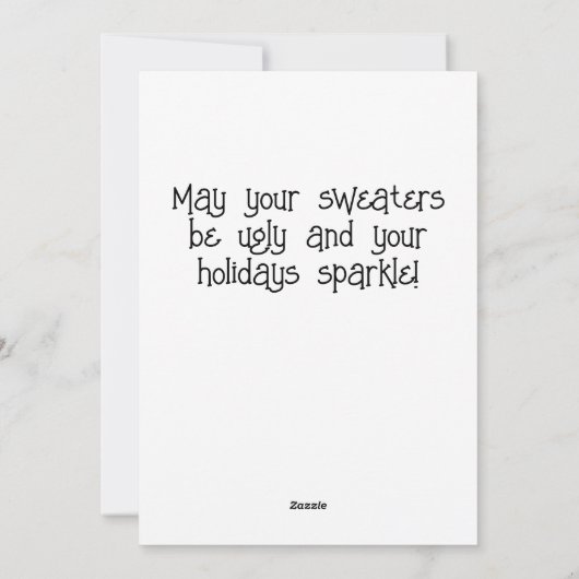 Cartes Pour Fêtes Annuelles Joyeux Noël (Dos)