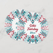 Cartes Pour Fêtes Annuelles Joyeux Noël (Devant / Derrière)