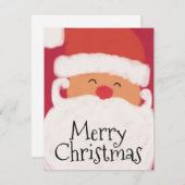 Cartes Pour Fêtes Annuelles Joyeux Noël (Devant / Derrière)