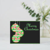 Cartes Pour Fêtes Annuelles Joyeux Noël (Debout devant)