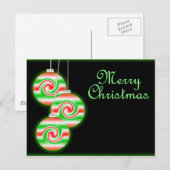 Cartes Pour Fêtes Annuelles Joyeux Noël (Devant / Derrière)