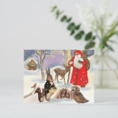 Cartes Pour Fêtes Annuelles Joyeux Noël (Debout devant)