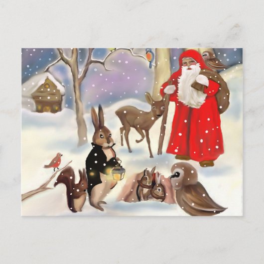 Cartes Pour Fêtes Annuelles Joyeux Noël (Devant)