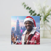 CARTES POUR FÊTES ANNUELLES JOYEUX NOËL (Debout devant)