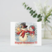 Cartes Pour Fêtes Annuelles Joyeux Noël !!! (Debout devant)