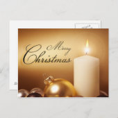 Cartes Pour Fêtes Annuelles Joyeux Noël (Devant / Derrière)