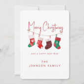 Cartes Pour Fêtes Annuelles Joyeux Noël (Devant)