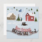 Cartes Pour Fêtes Annuelles Joyeux Noël (Devant / Derrière)