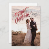 Cartes Pour Fêtes Annuelles Joyeux Noël (Devant / Derrière)