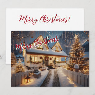 Cartes Pour Fêtes Annuelles Joyeux Noël