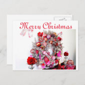 Cartes Pour Fêtes Annuelles Joyeux Noël (Devant / Derrière)